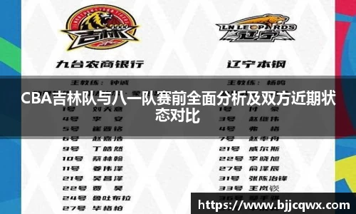 CBA吉林队与八一队赛前全面分析及双方近期状态对比
